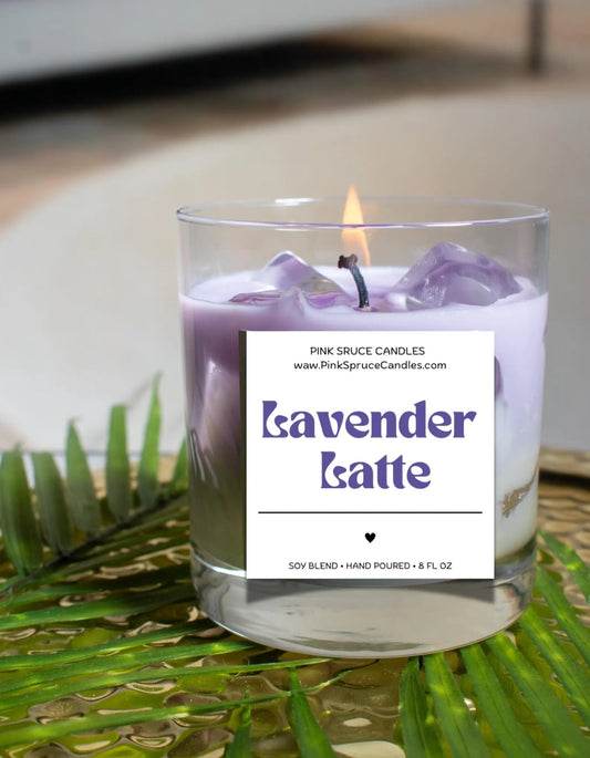 Lavender Latte Candle