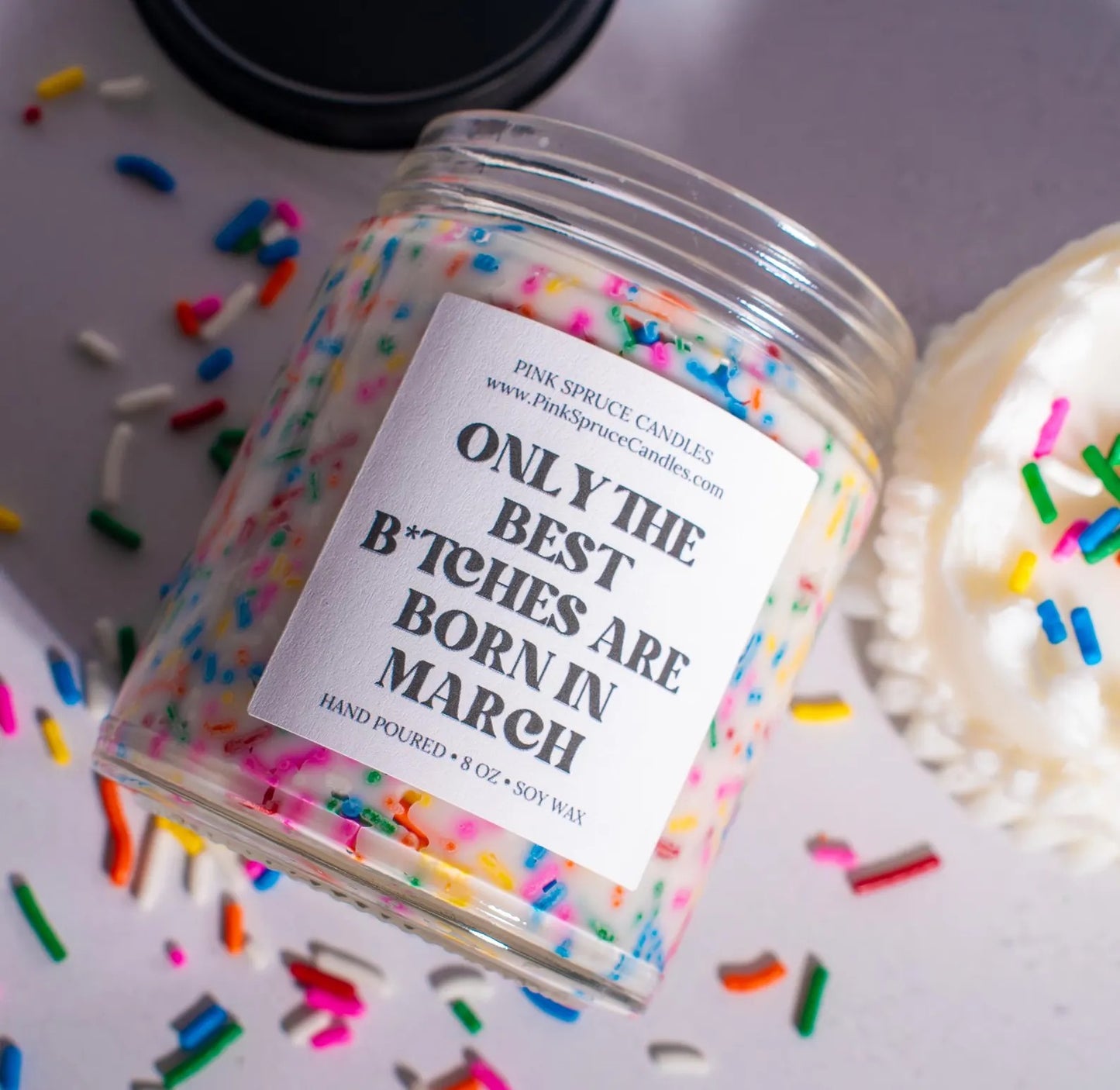 Birthday Candle - Only the best bitches are born in March