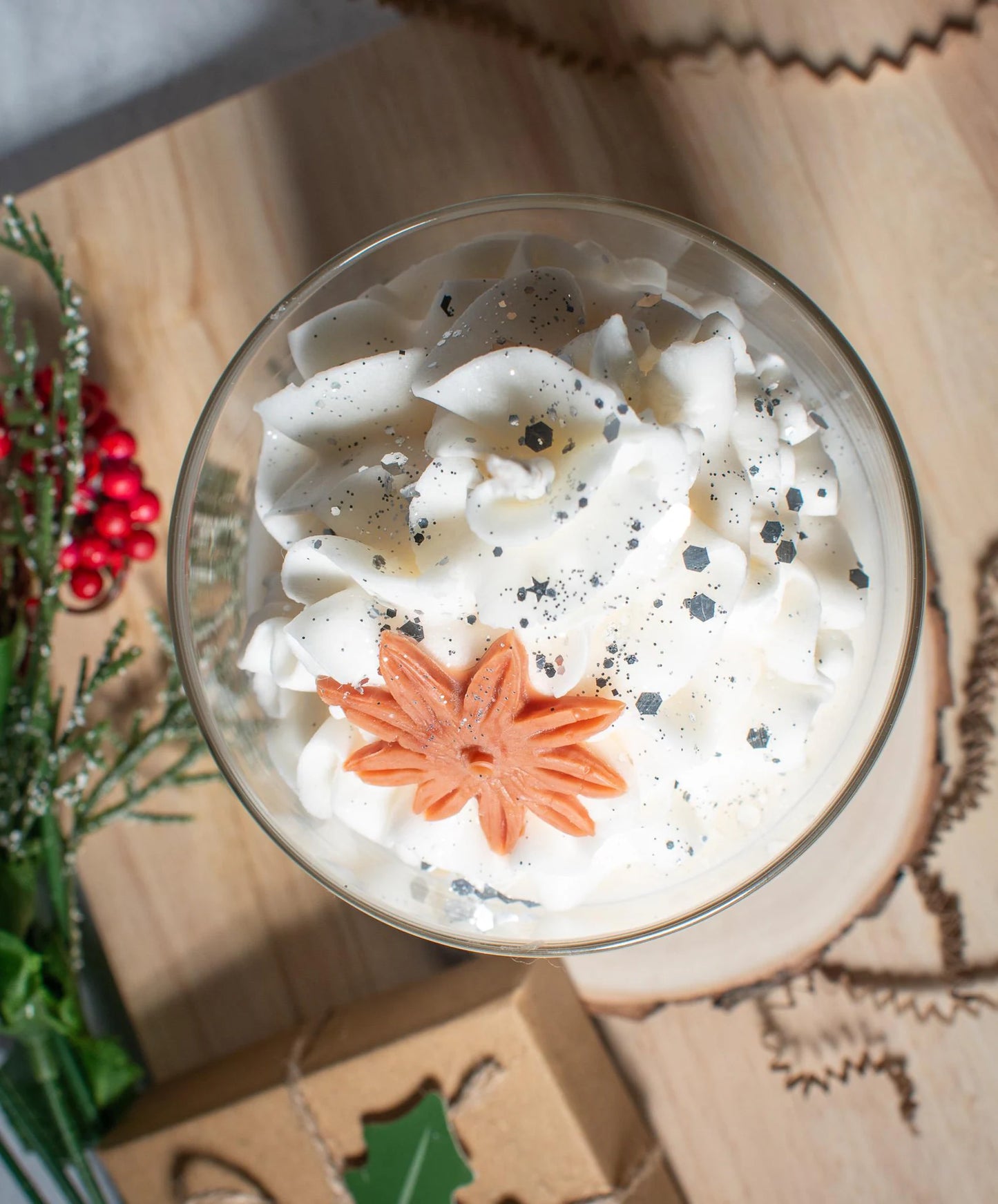 Vanilla Eggnog Dessert Candle