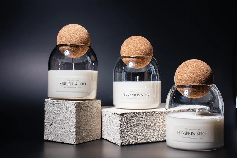 Corktop Candle - Fall & Holiday Scents