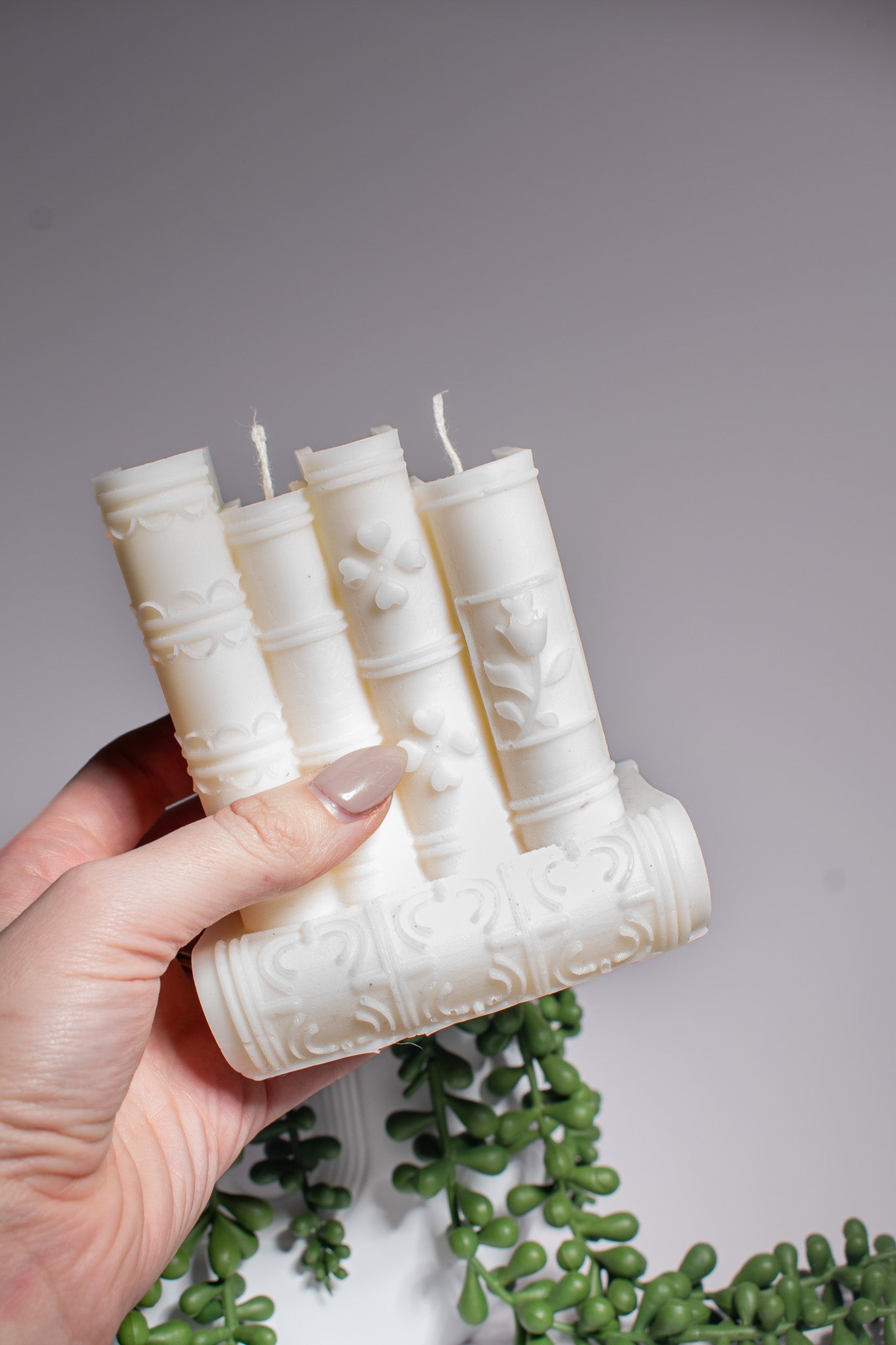 Book Shaped Pillar Candle