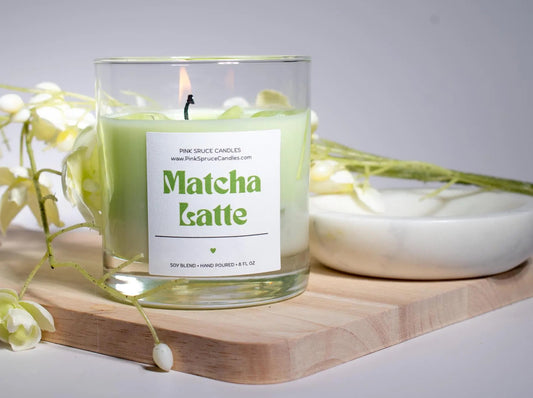 Matcha Green Tea Soy Blend Candle (Hand Poured)