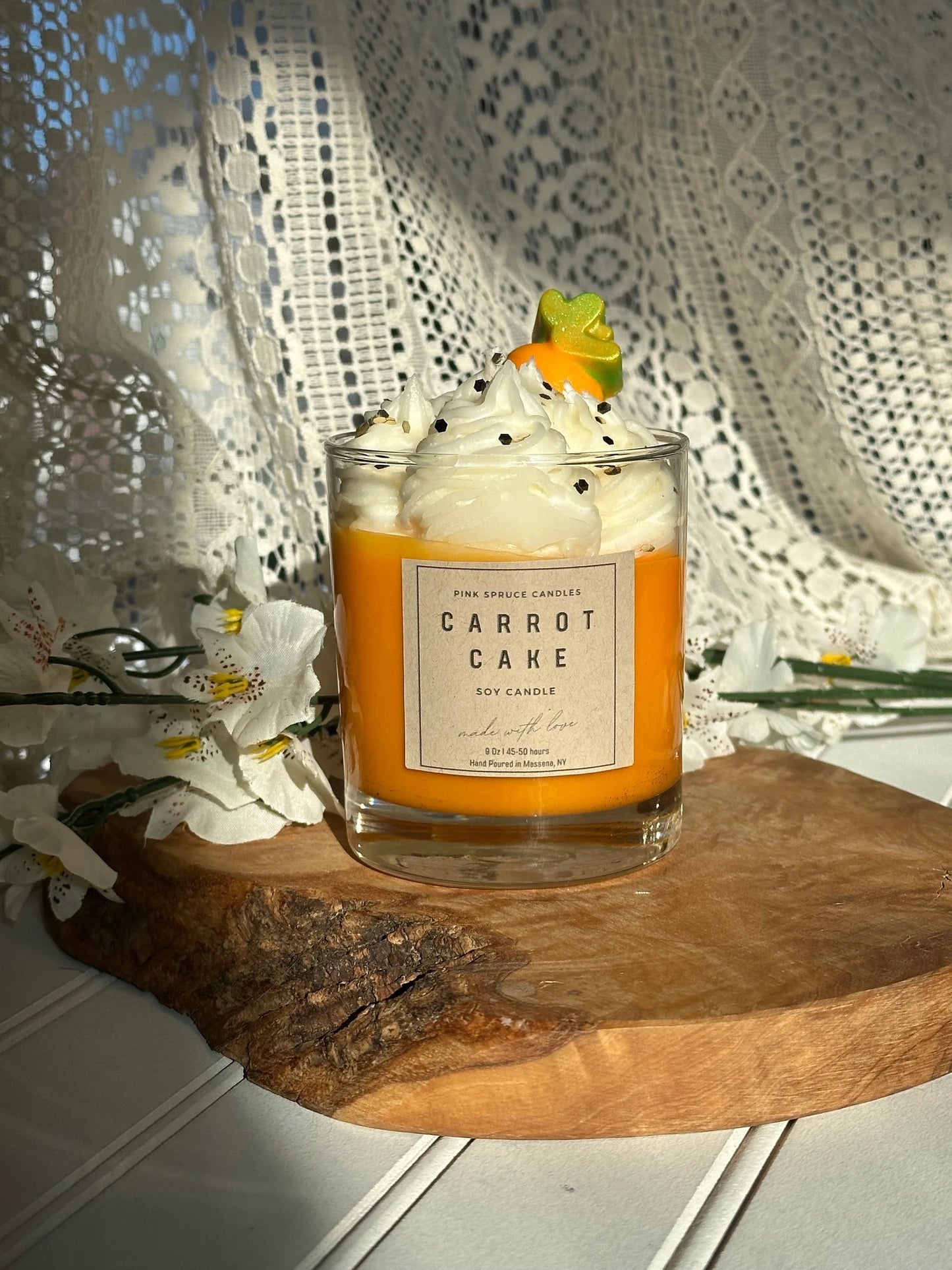 Carrot Cake Dessert Candle