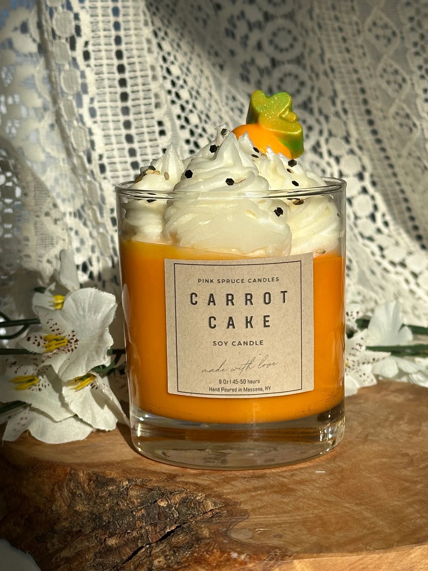 Carrot Cake Dessert Candle