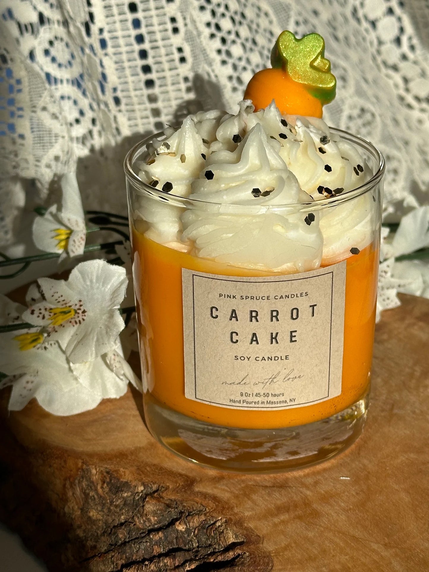 Carrot Cake Dessert Candle