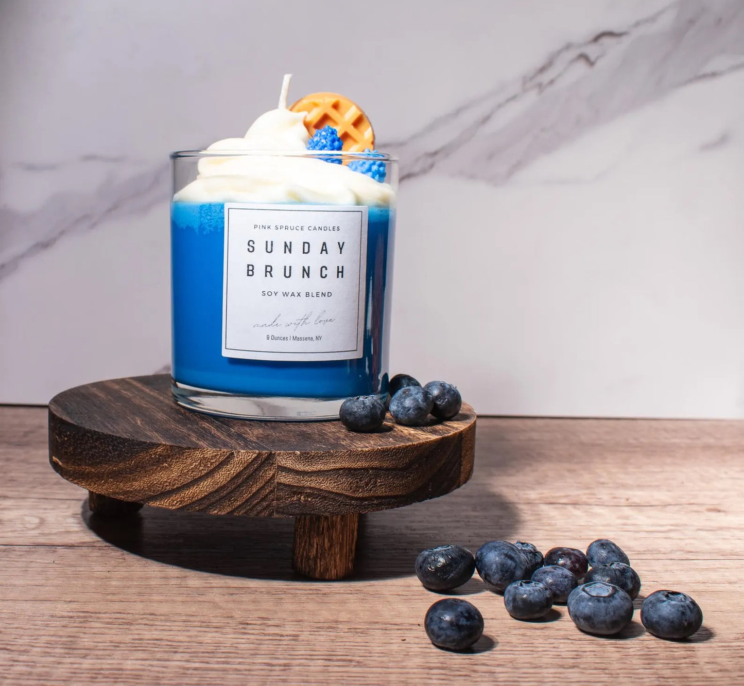 Waffles & Berries Candle - Dessert Candle
