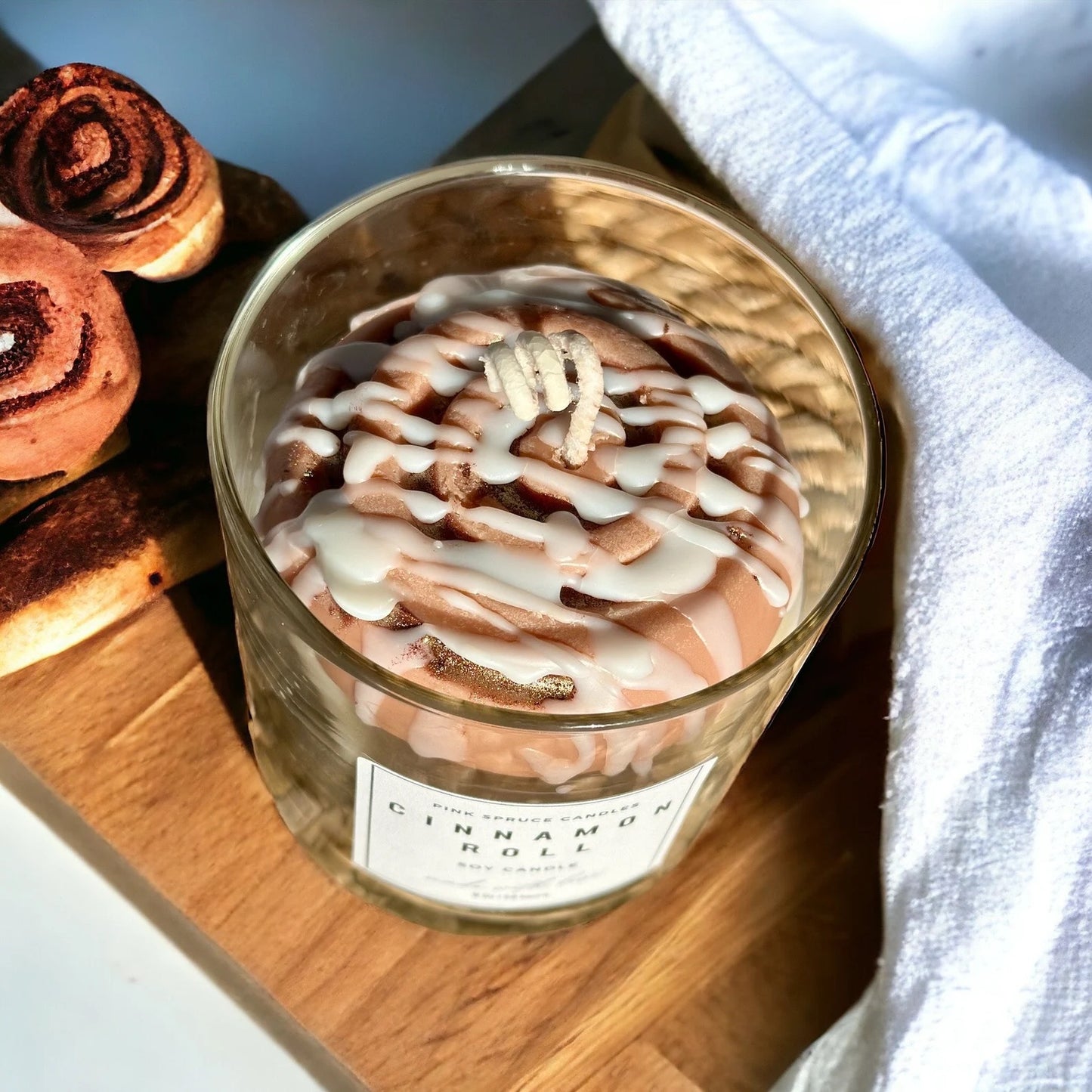 Cinnamon Roll Candle - Cinnamon Bun Gift