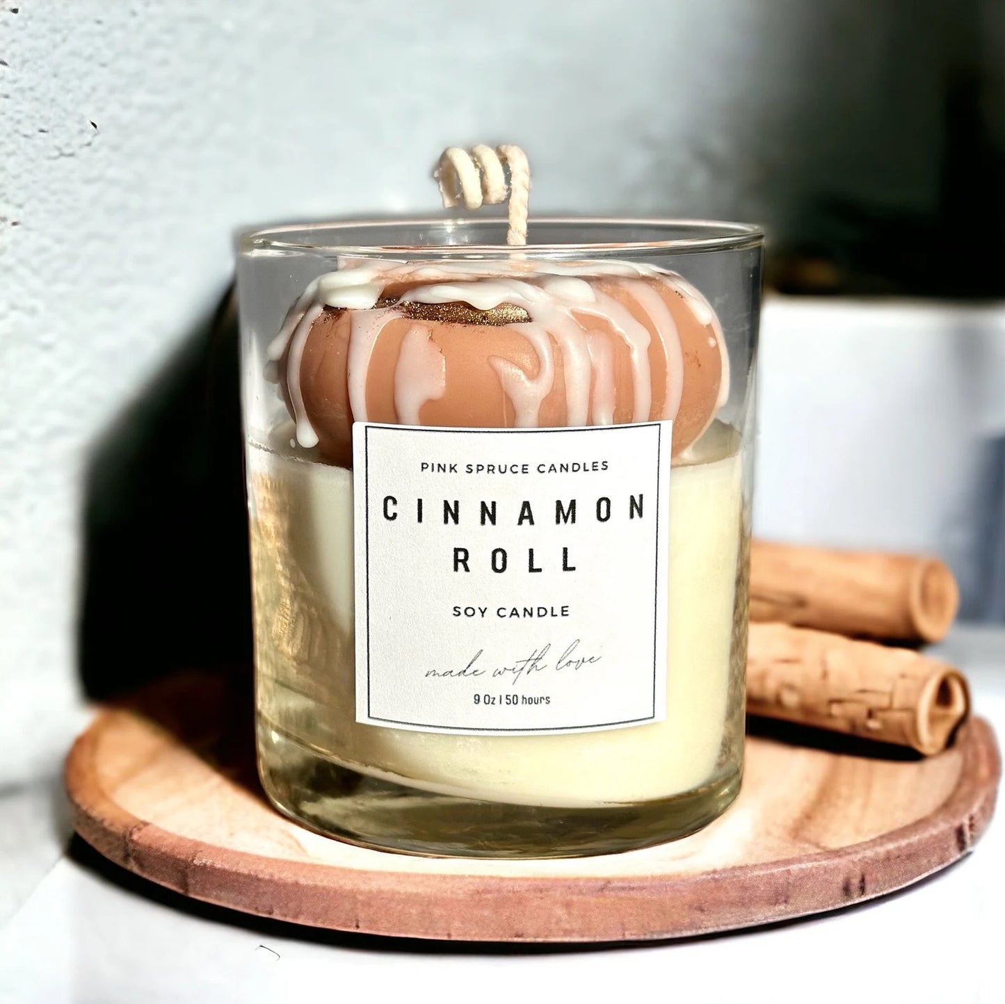 Cinnamon Roll Candle - Cinnamon Bun Gift