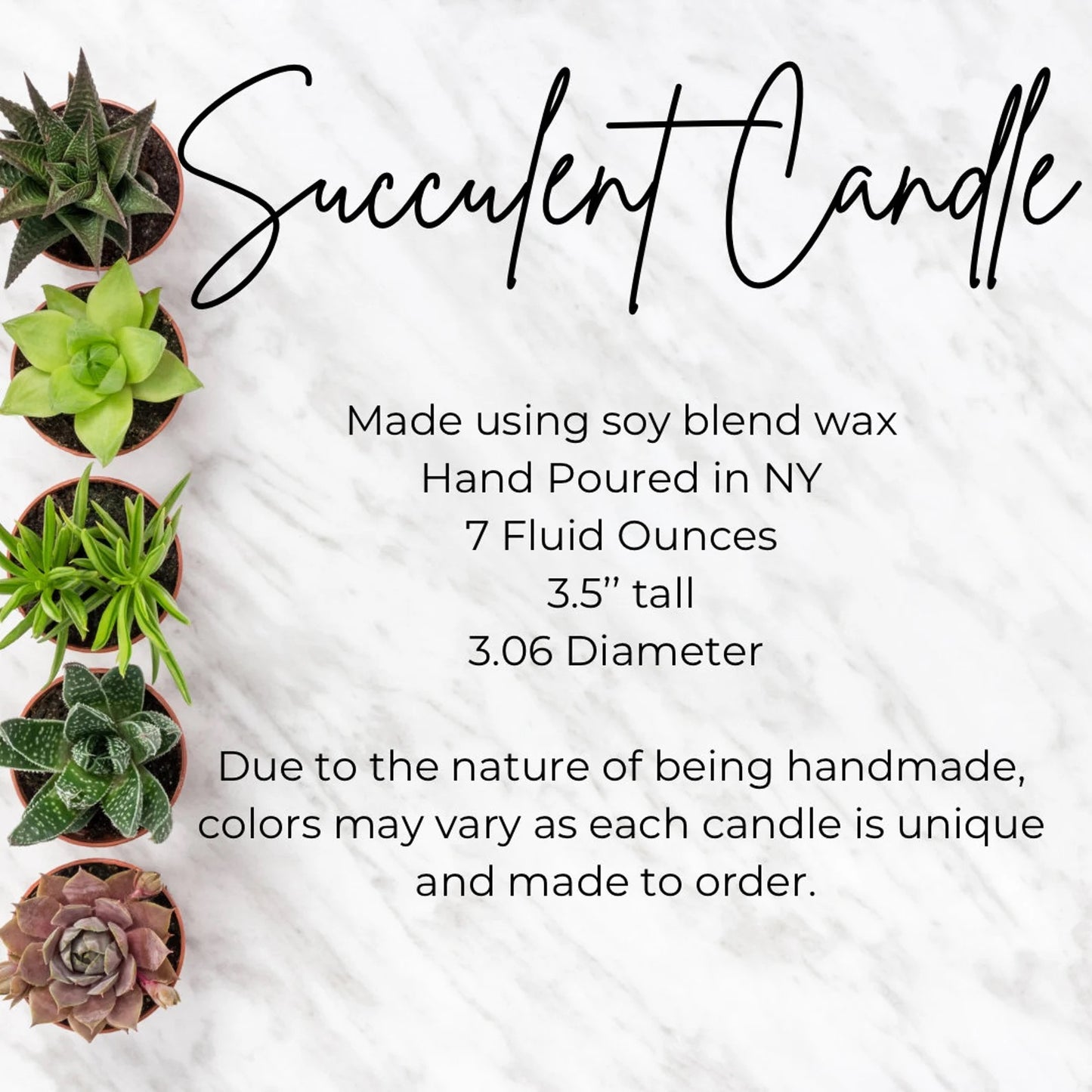 3D Succulent / Terrarium Candle