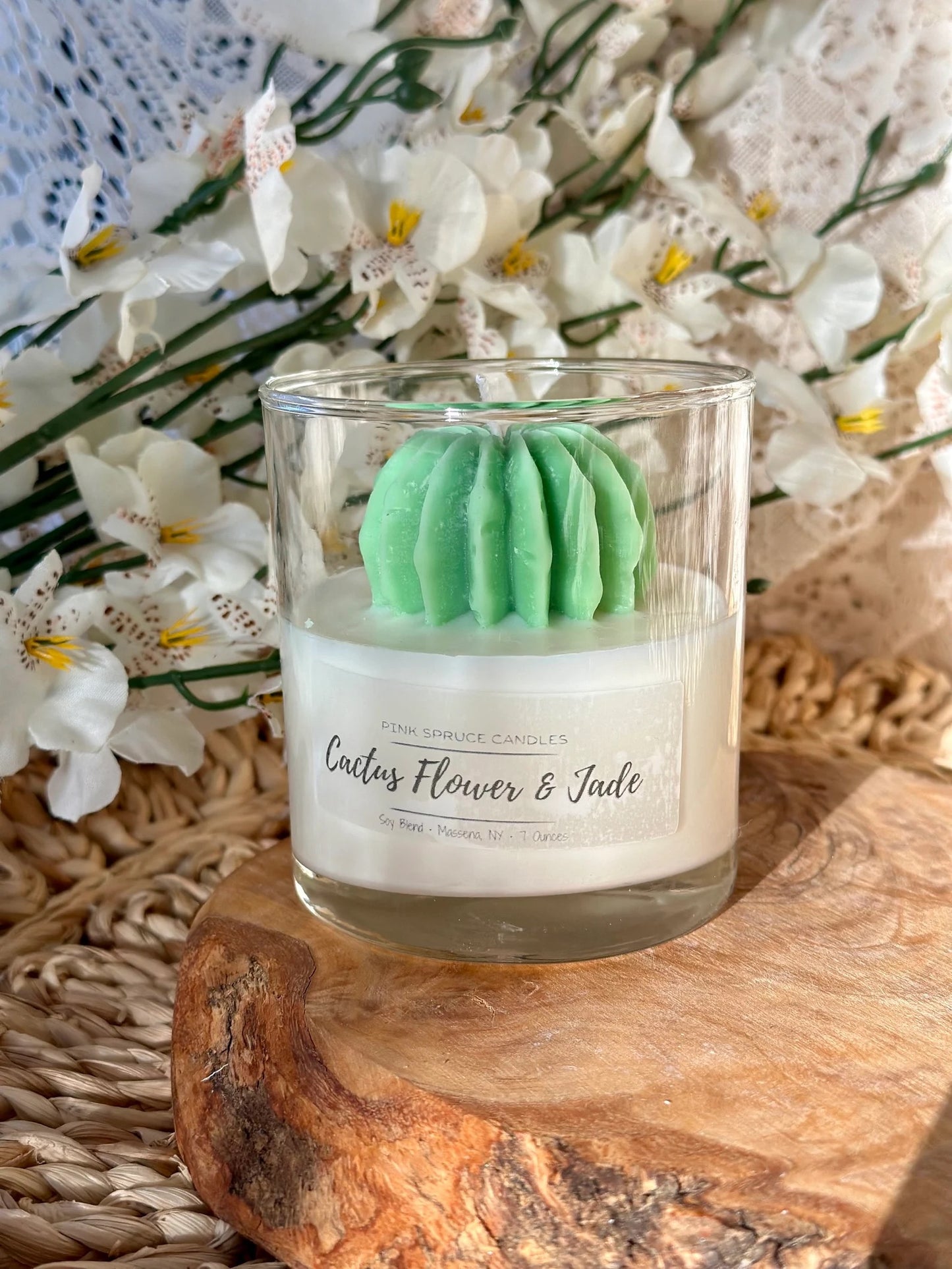 Cactus Succulent Candle