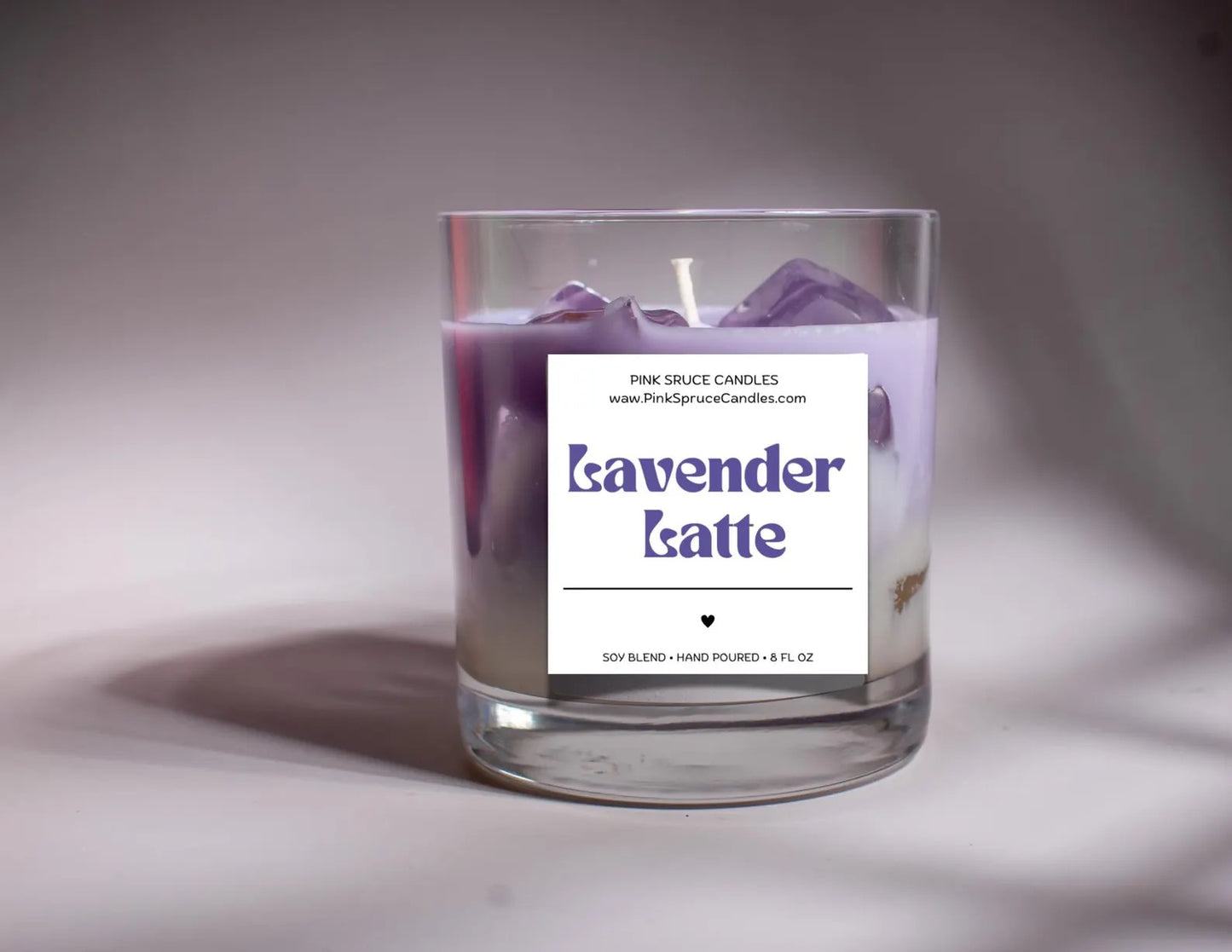 Lavender Latte Candle