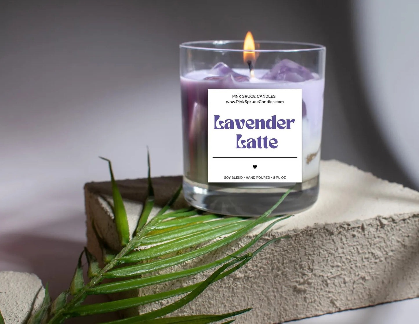 Lavender Latte Candle