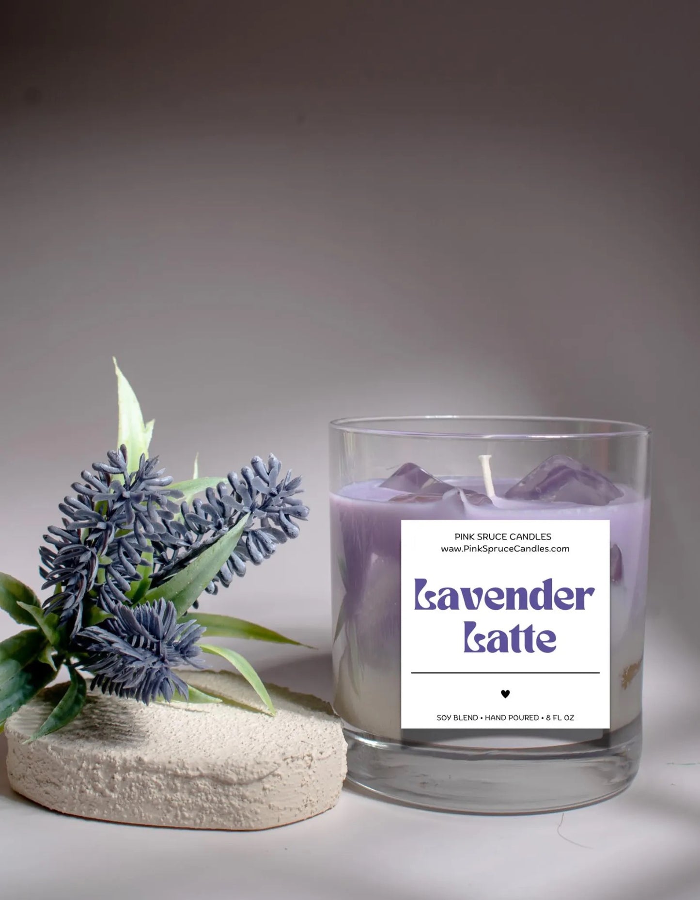 Lavender Latte Candle