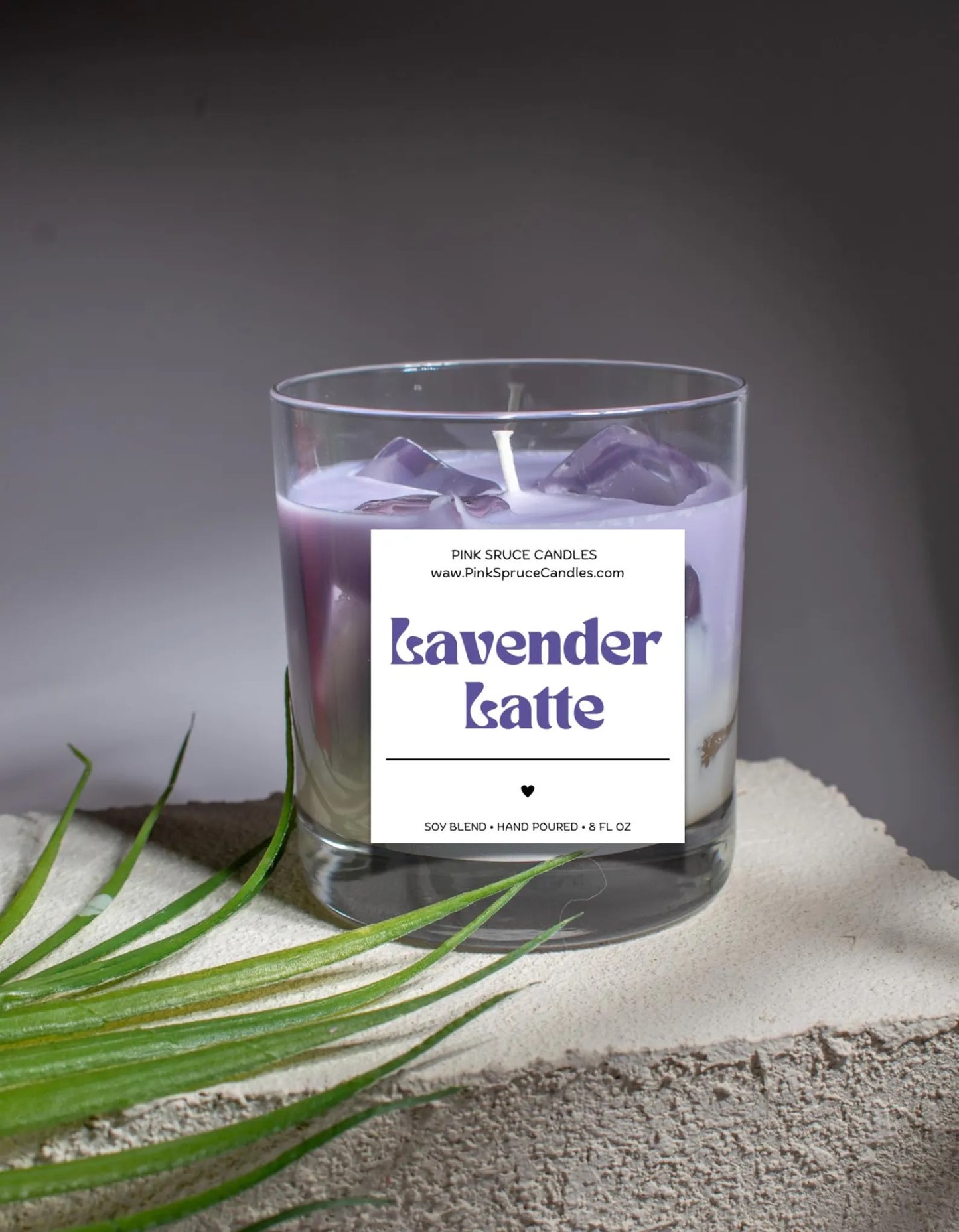 Lavender Latte Candle