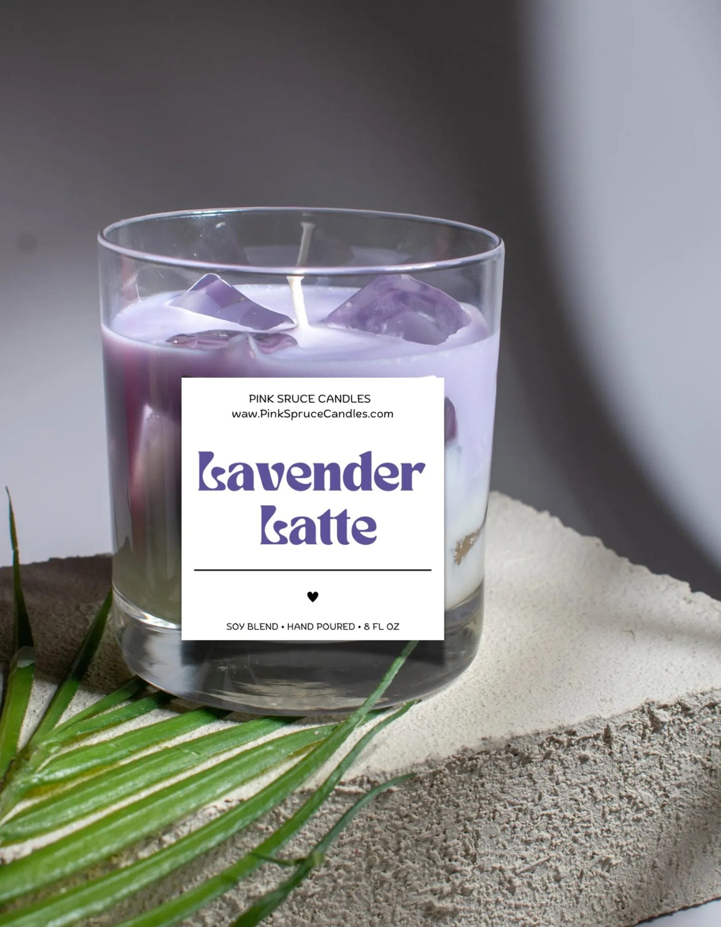 Lavender Latte Candle