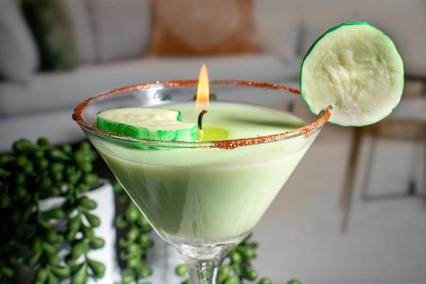 Cucumber Martini Candle