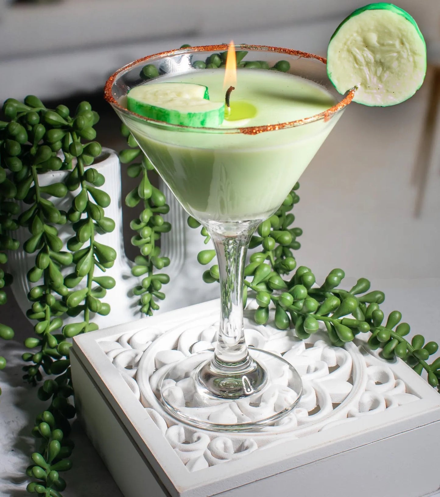 Cucumber Martini Candle