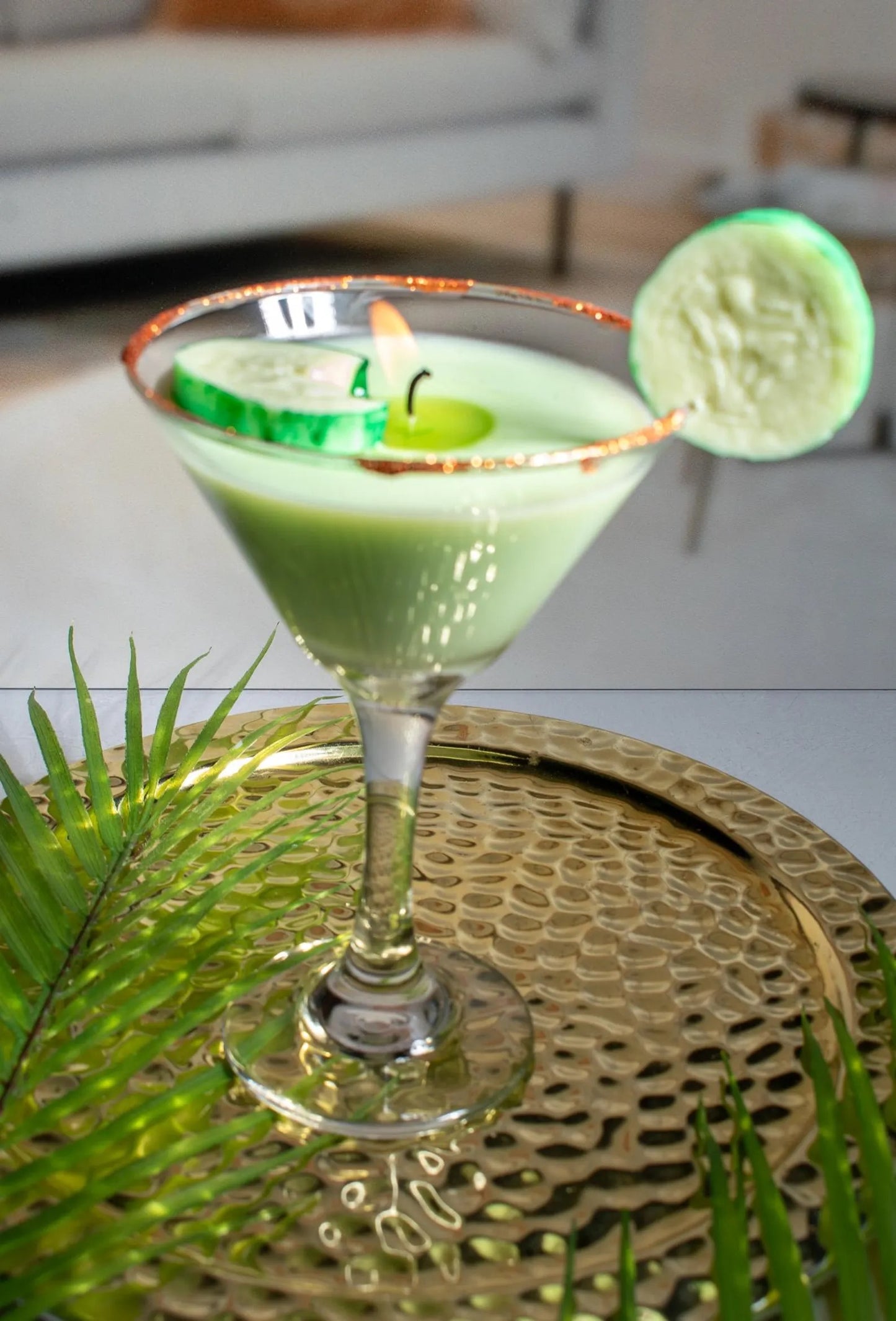 Cucumber Martini Candle