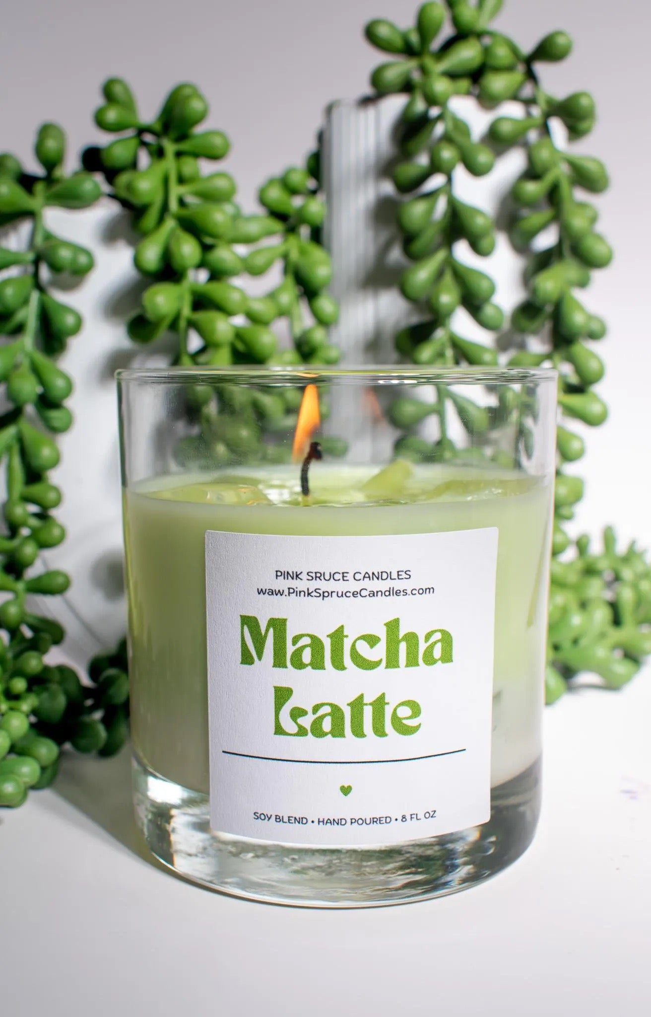 Matcha Green Tea Soy Blend Candle (Hand Poured)