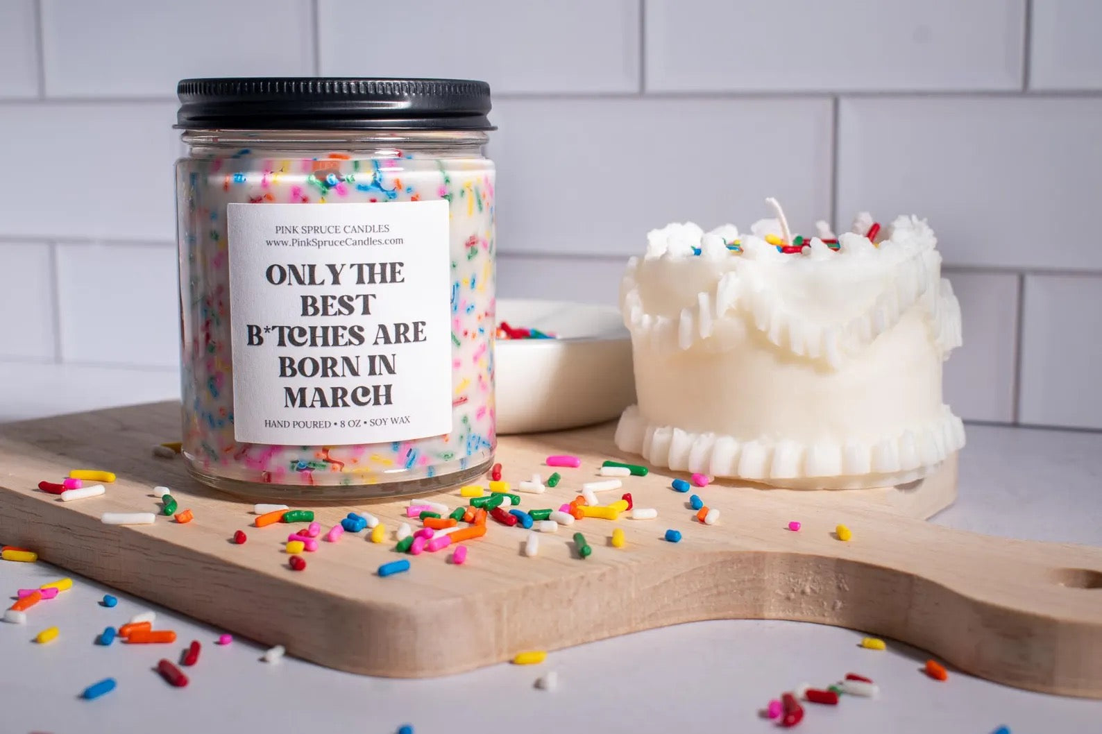 Birthday Candle - Only the best bitches are born in March
