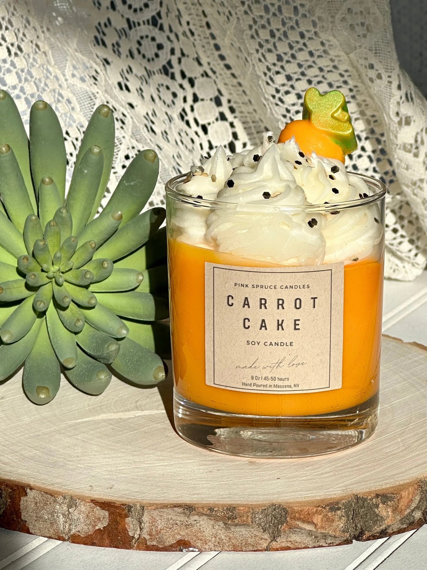 Carrot Cake Dessert Candle