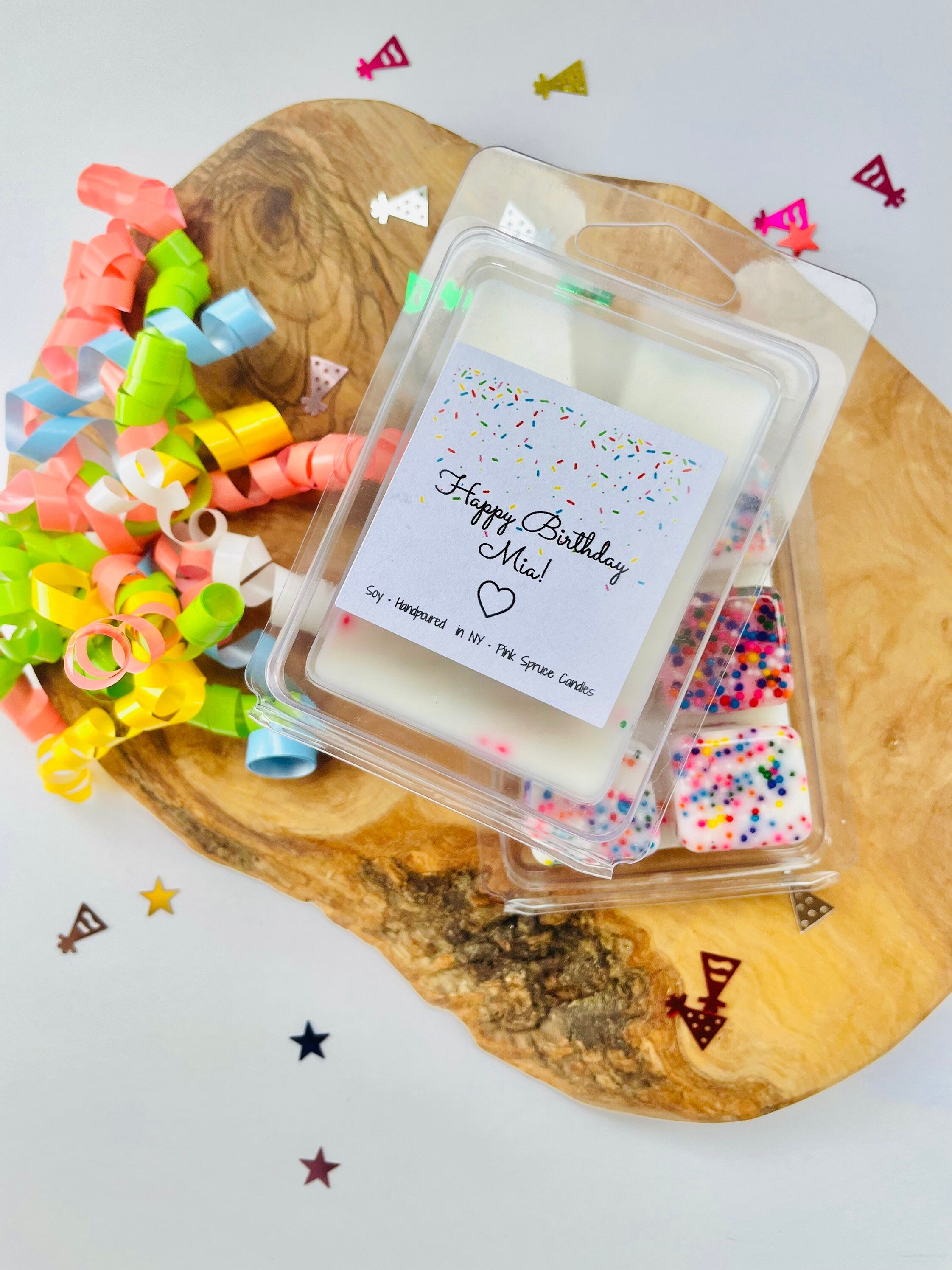 Birthday cake wax melt
