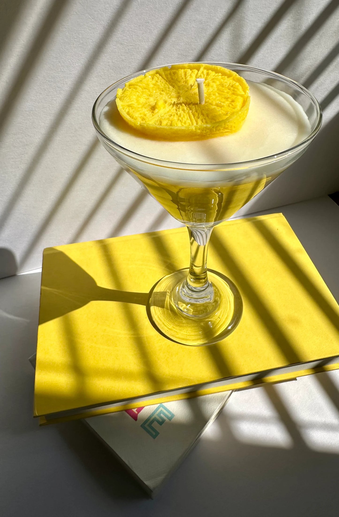 Lemon Drop Martini Candle