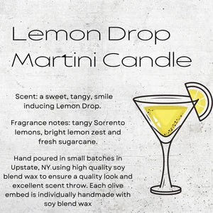 Lemon Drop Martini Candle